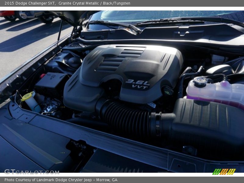 Granite Crystal Metallic / Black/Tungsten 2015 Dodge Challenger SXT