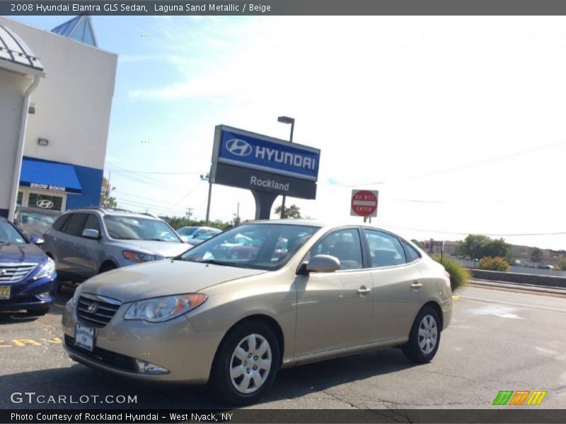Laguna Sand Metallic / Beige 2008 Hyundai Elantra GLS Sedan