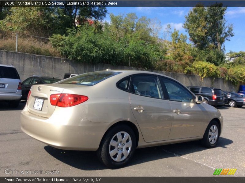 Laguna Sand Metallic / Beige 2008 Hyundai Elantra GLS Sedan