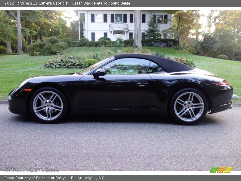  2012 911 Carrera Cabriolet Basalt Black Metallic