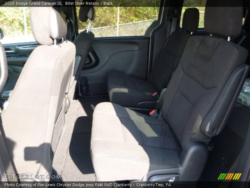 Billet Silver Metallic / Black 2016 Dodge Grand Caravan SE