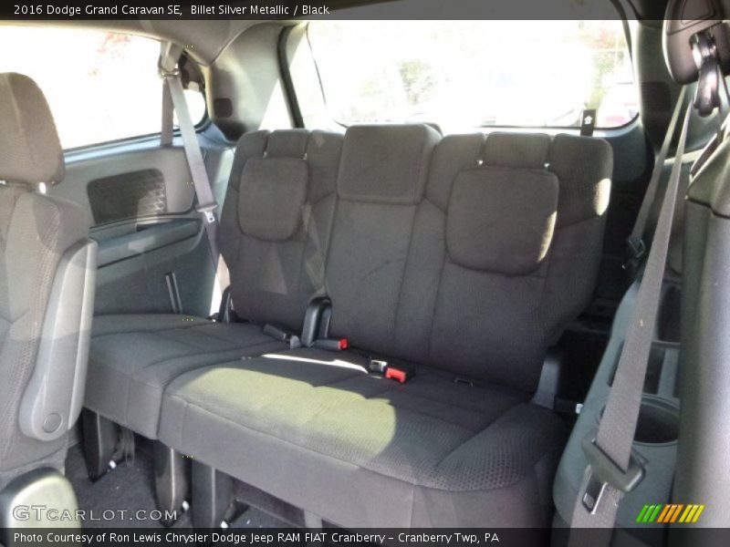 Billet Silver Metallic / Black 2016 Dodge Grand Caravan SE
