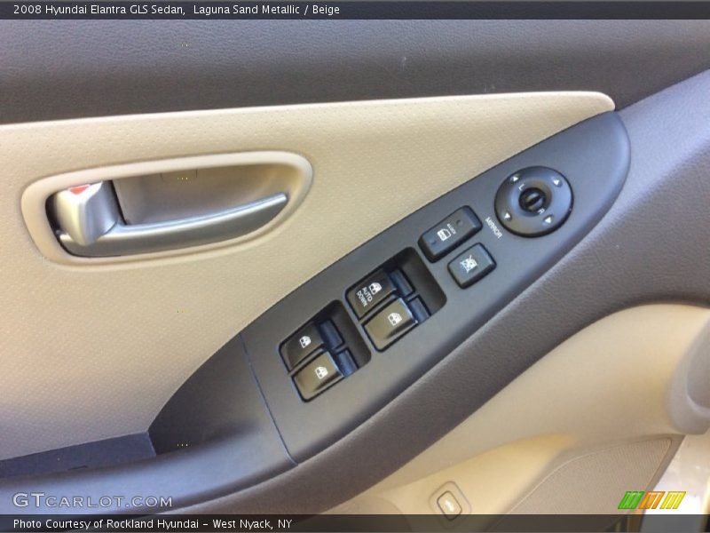 Laguna Sand Metallic / Beige 2008 Hyundai Elantra GLS Sedan