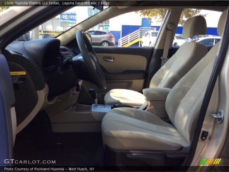 Laguna Sand Metallic / Beige 2008 Hyundai Elantra GLS Sedan