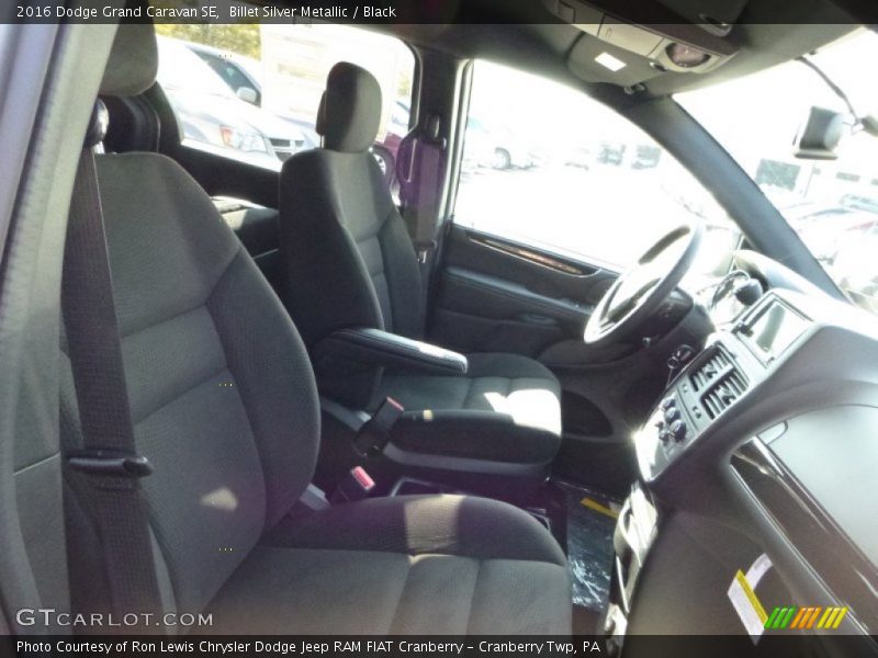 Billet Silver Metallic / Black 2016 Dodge Grand Caravan SE