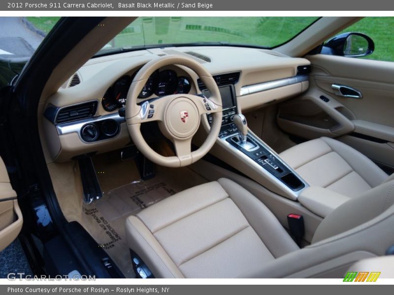 Sand Beige Interior - 2012 911 Carrera Cabriolet 