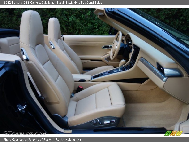 Front Seat of 2012 911 Carrera Cabriolet