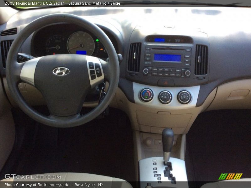 Laguna Sand Metallic / Beige 2008 Hyundai Elantra GLS Sedan