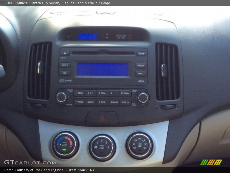 Laguna Sand Metallic / Beige 2008 Hyundai Elantra GLS Sedan