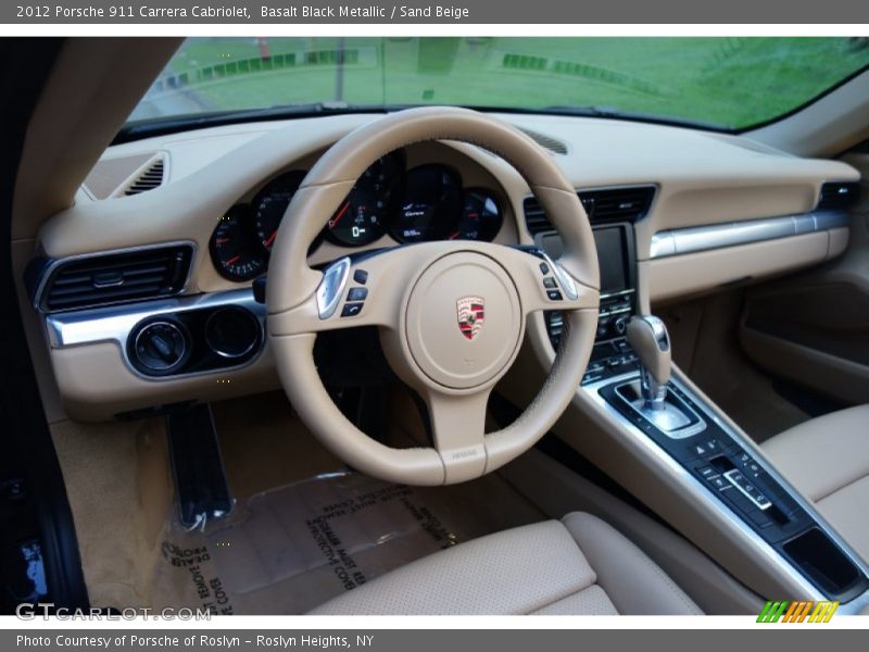 Sand Beige Interior - 2012 911 Carrera Cabriolet 