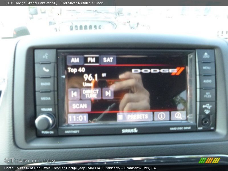 Billet Silver Metallic / Black 2016 Dodge Grand Caravan SE