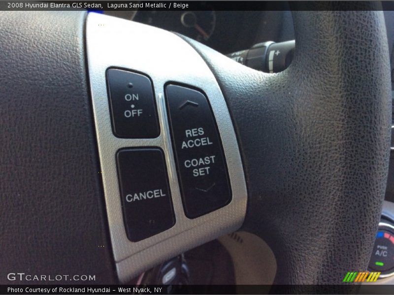 Laguna Sand Metallic / Beige 2008 Hyundai Elantra GLS Sedan