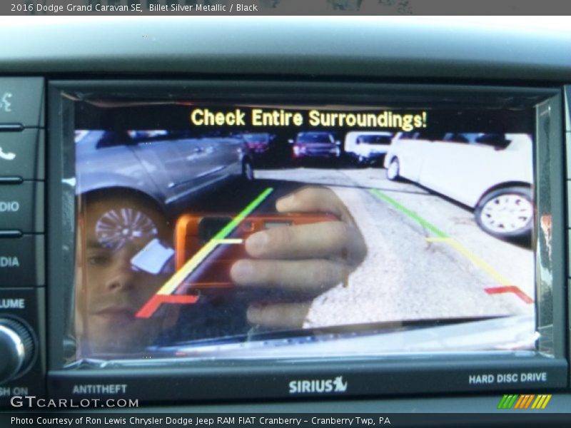 Billet Silver Metallic / Black 2016 Dodge Grand Caravan SE