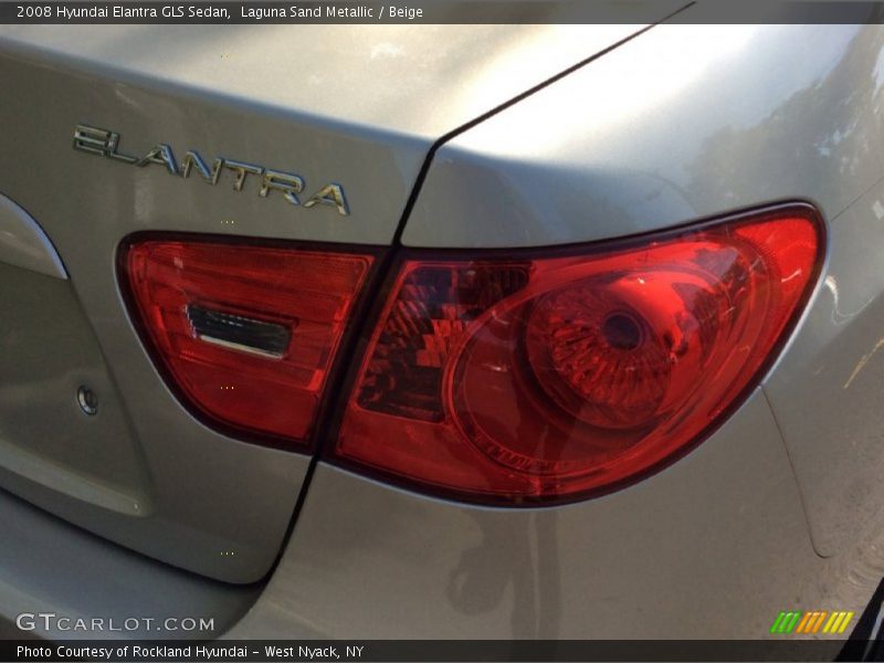 Laguna Sand Metallic / Beige 2008 Hyundai Elantra GLS Sedan
