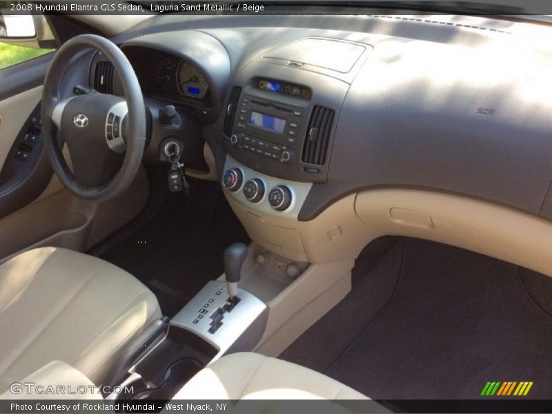 Laguna Sand Metallic / Beige 2008 Hyundai Elantra GLS Sedan