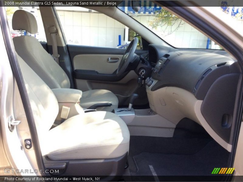 Laguna Sand Metallic / Beige 2008 Hyundai Elantra GLS Sedan