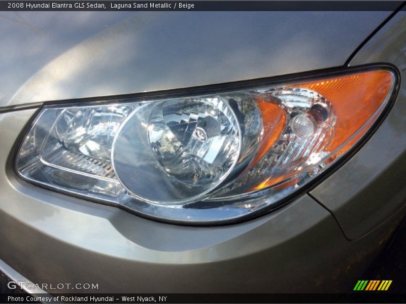 Laguna Sand Metallic / Beige 2008 Hyundai Elantra GLS Sedan