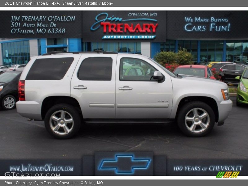 Sheer Silver Metallic / Ebony 2011 Chevrolet Tahoe LT 4x4