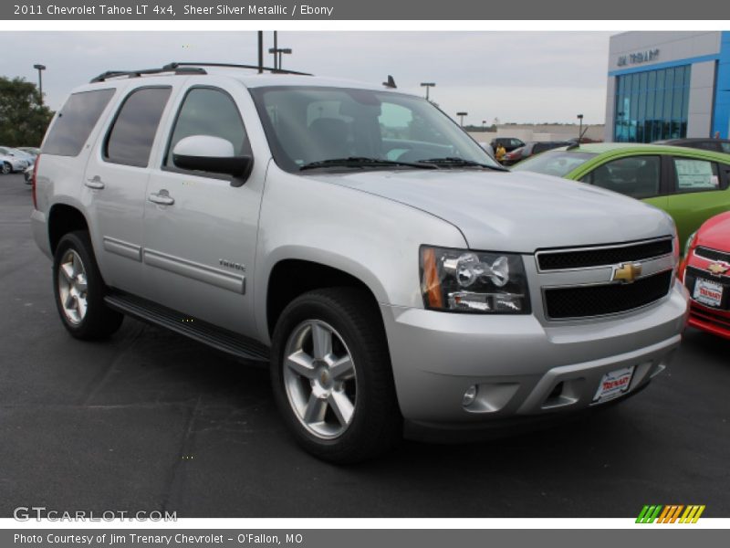 Sheer Silver Metallic / Ebony 2011 Chevrolet Tahoe LT 4x4