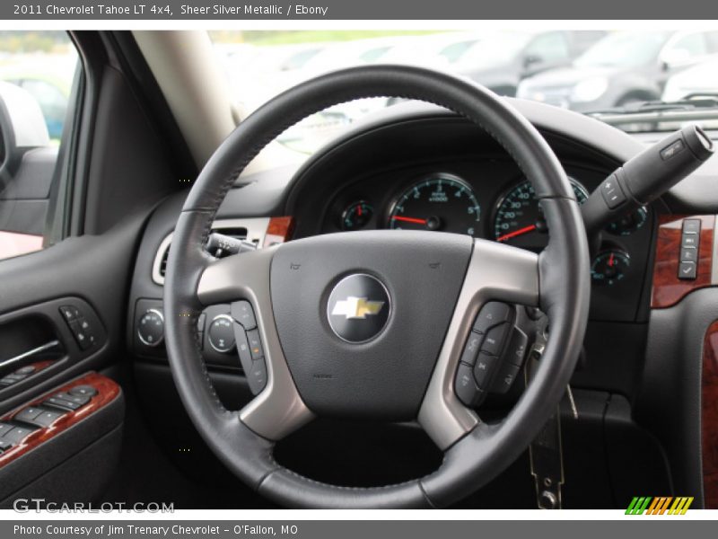 Sheer Silver Metallic / Ebony 2011 Chevrolet Tahoe LT 4x4
