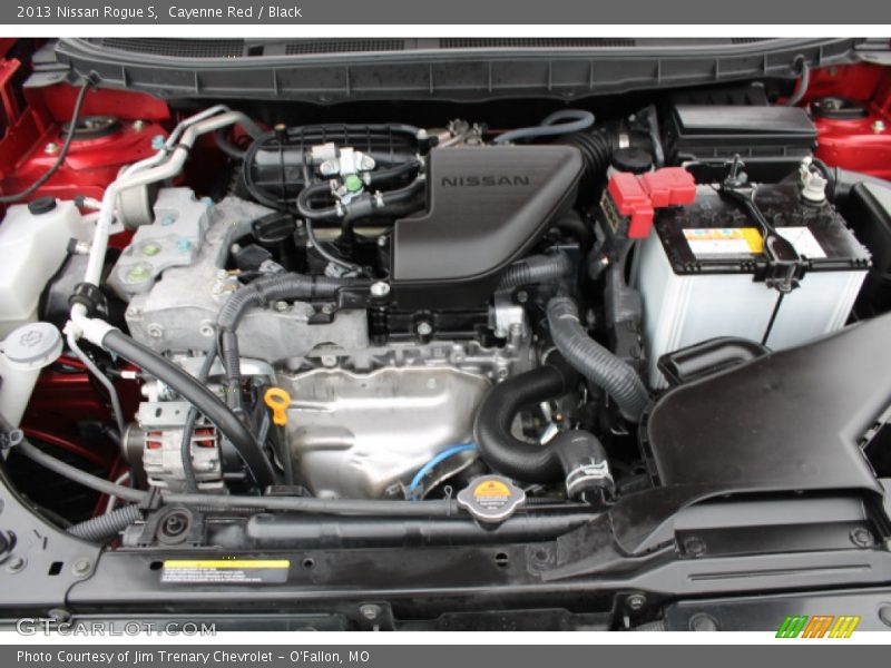 Cayenne Red / Black 2013 Nissan Rogue S