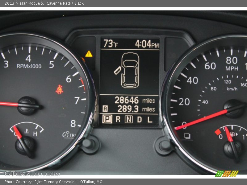 Cayenne Red / Black 2013 Nissan Rogue S