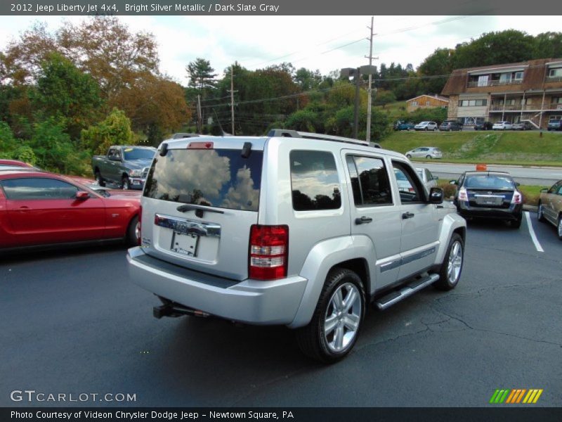 Bright Silver Metallic / Dark Slate Gray 2012 Jeep Liberty Jet 4x4