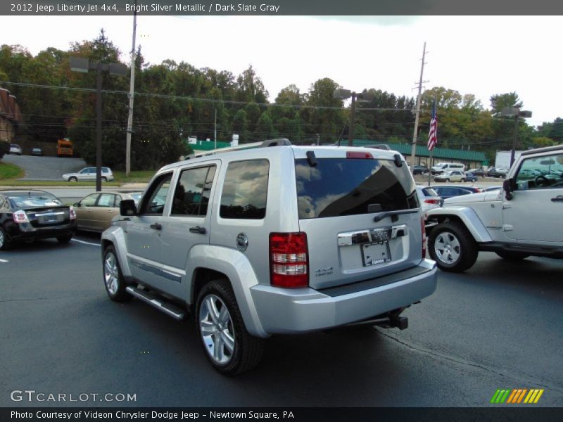 Bright Silver Metallic / Dark Slate Gray 2012 Jeep Liberty Jet 4x4