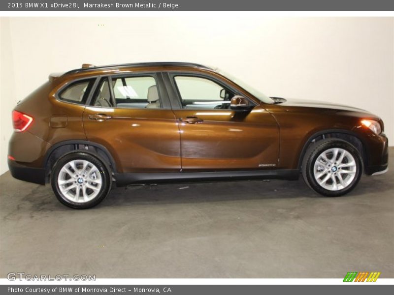 Marrakesh Brown Metallic / Beige 2015 BMW X1 xDrive28i