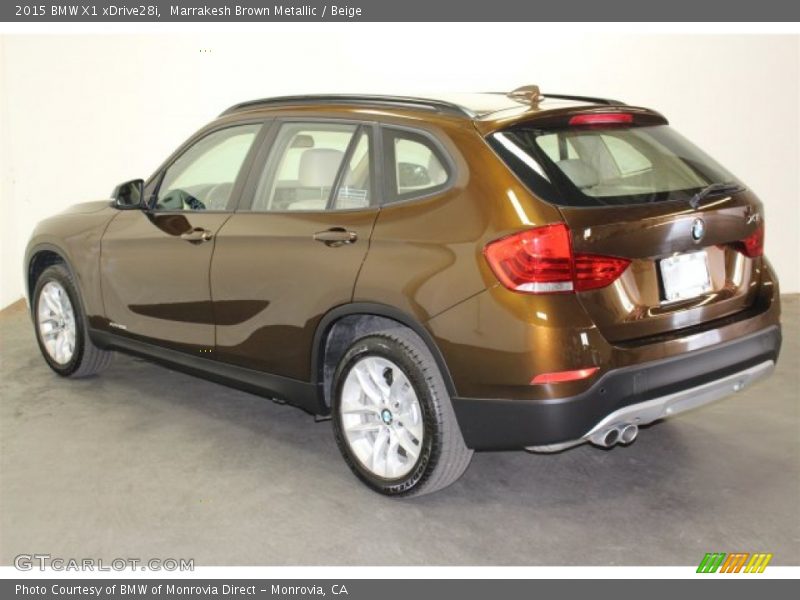 Marrakesh Brown Metallic / Beige 2015 BMW X1 xDrive28i