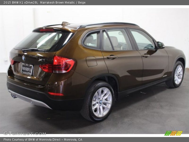Marrakesh Brown Metallic / Beige 2015 BMW X1 xDrive28i