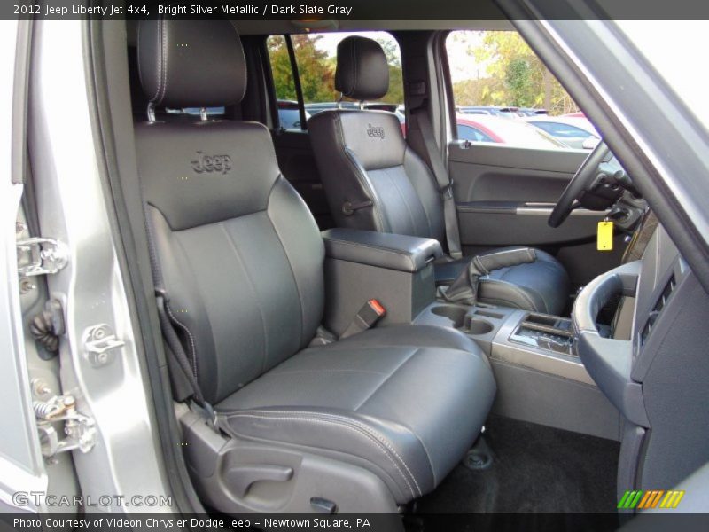 Bright Silver Metallic / Dark Slate Gray 2012 Jeep Liberty Jet 4x4