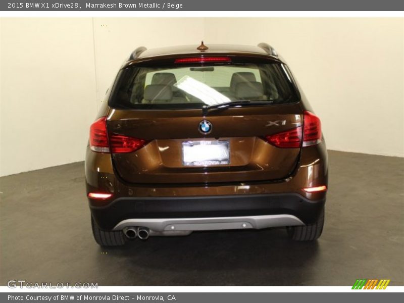 Marrakesh Brown Metallic / Beige 2015 BMW X1 xDrive28i