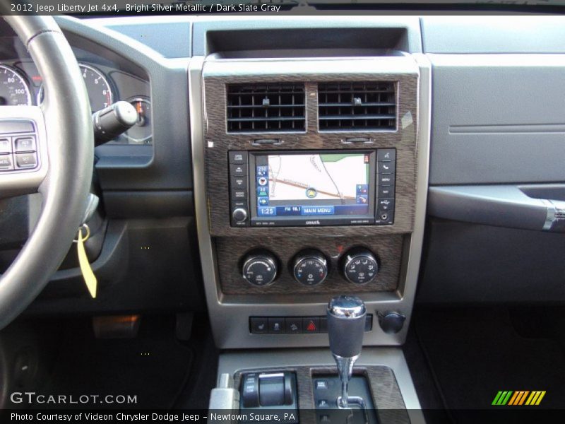Bright Silver Metallic / Dark Slate Gray 2012 Jeep Liberty Jet 4x4