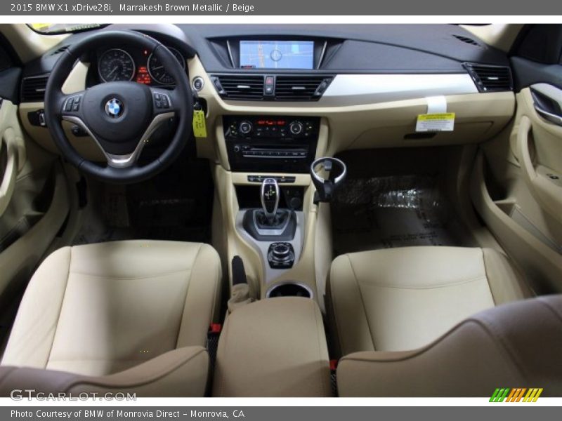 Marrakesh Brown Metallic / Beige 2015 BMW X1 xDrive28i