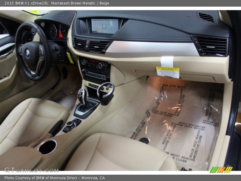 Marrakesh Brown Metallic / Beige 2015 BMW X1 xDrive28i