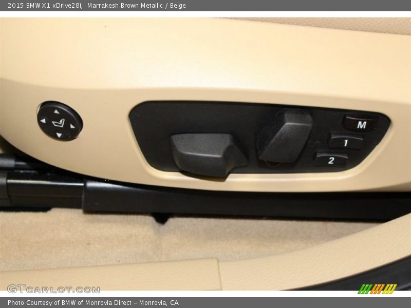 Marrakesh Brown Metallic / Beige 2015 BMW X1 xDrive28i
