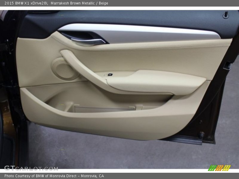 Marrakesh Brown Metallic / Beige 2015 BMW X1 xDrive28i