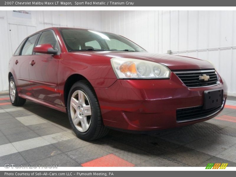Sport Red Metallic / Titanium Gray 2007 Chevrolet Malibu Maxx LT Wagon