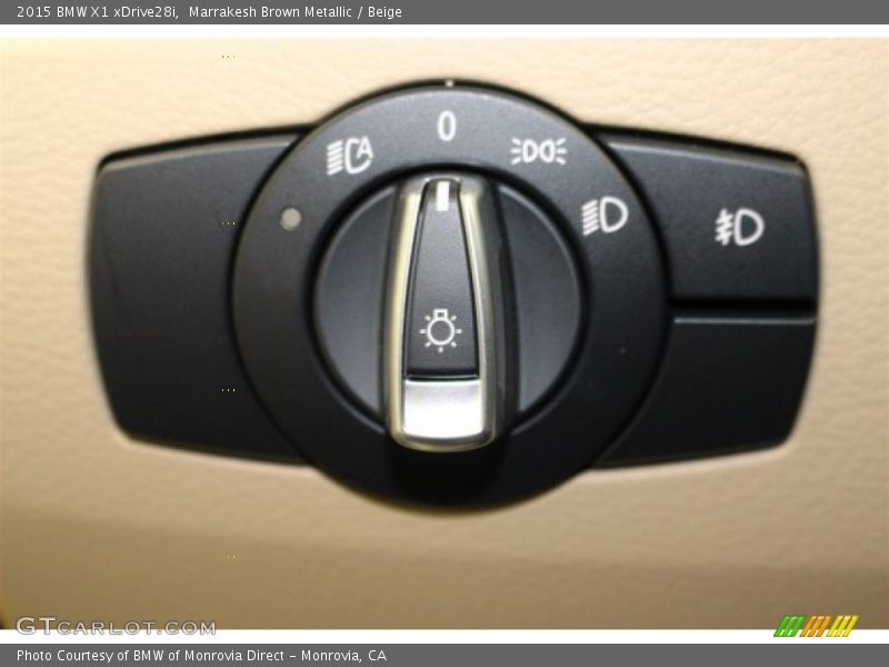 Marrakesh Brown Metallic / Beige 2015 BMW X1 xDrive28i