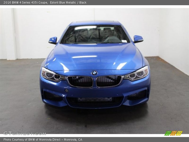 Estoril Blue Metallic / Black 2016 BMW 4 Series 435i Coupe
