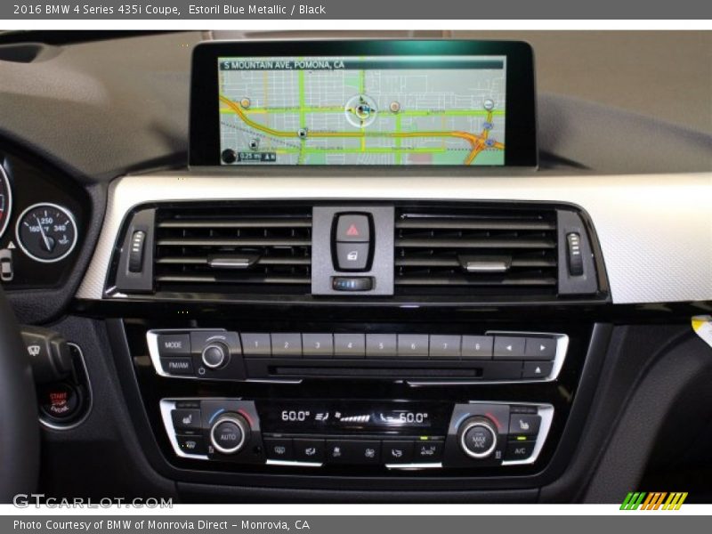 Estoril Blue Metallic / Black 2016 BMW 4 Series 435i Coupe