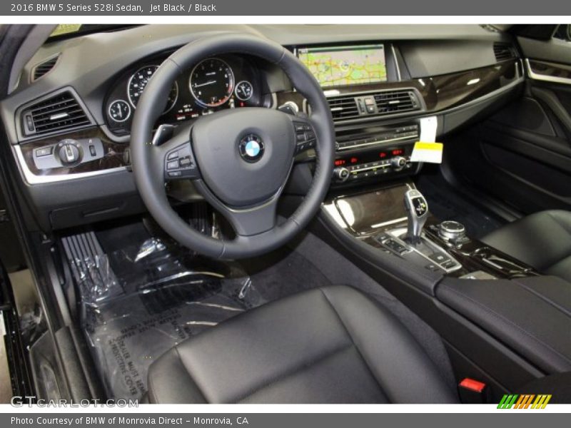 Jet Black / Black 2016 BMW 5 Series 528i Sedan