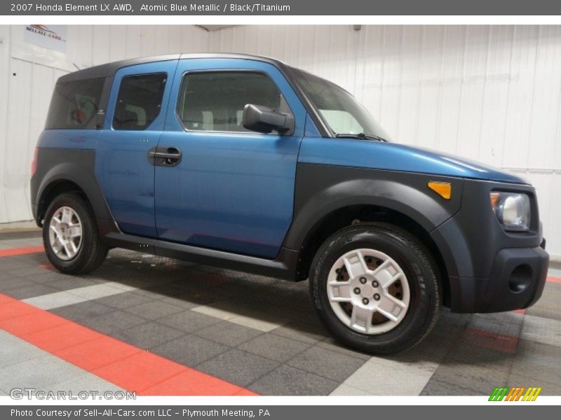 Atomic Blue Metallic / Black/Titanium 2007 Honda Element LX AWD