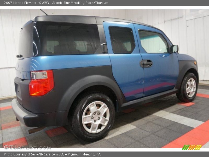 Atomic Blue Metallic / Black/Titanium 2007 Honda Element LX AWD