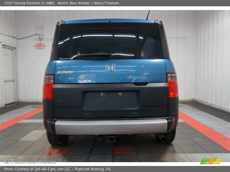 Atomic Blue Metallic / Black/Titanium 2007 Honda Element LX AWD