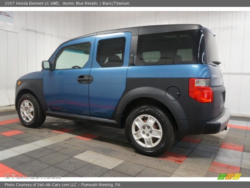 Atomic Blue Metallic / Black/Titanium 2007 Honda Element LX AWD