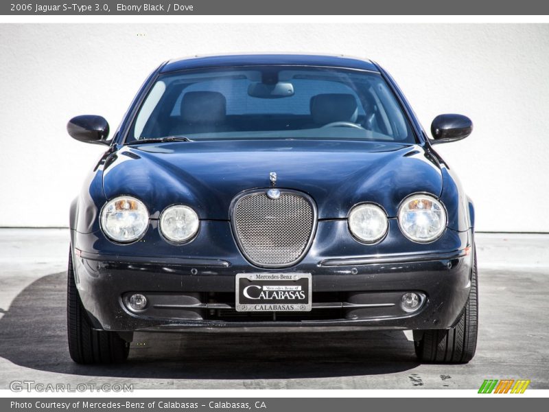 Ebony Black / Dove 2006 Jaguar S-Type 3.0