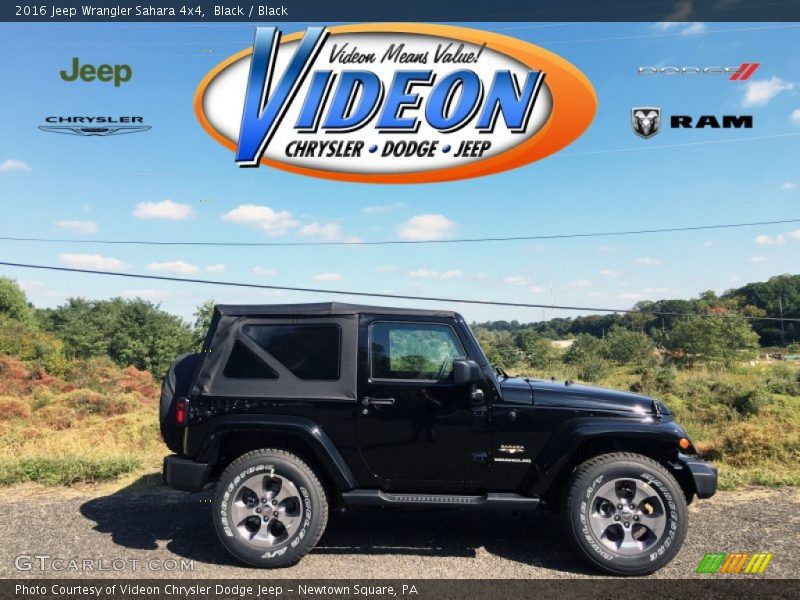Black / Black 2016 Jeep Wrangler Sahara 4x4