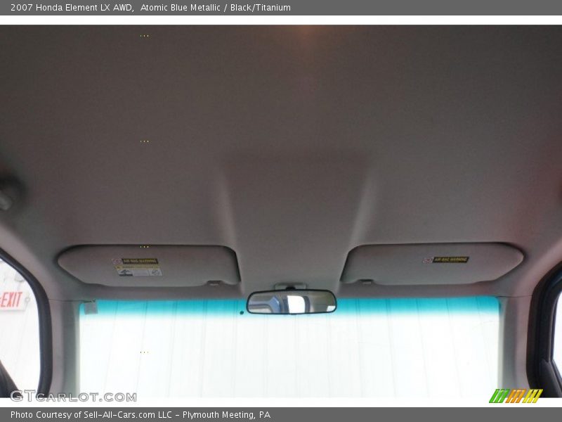 Atomic Blue Metallic / Black/Titanium 2007 Honda Element LX AWD